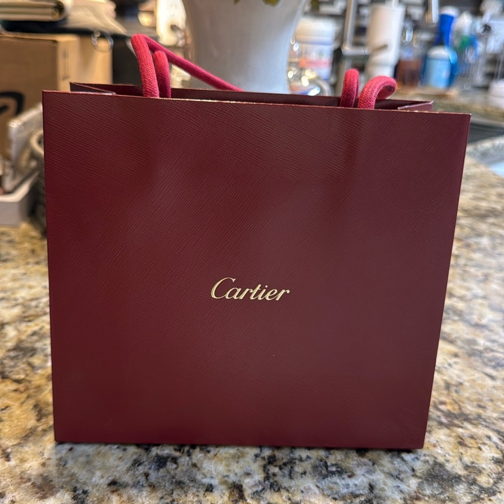 COPY - Cartier shop bag 8x7 - Picture 1 of 4